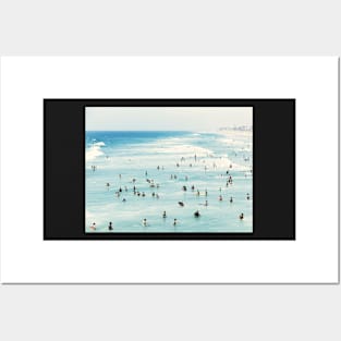 Coastal, Beach art, Blue Water, Sea, Ocean Posters and Art